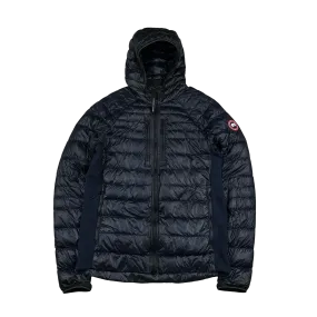 Canada Goose Navy Premium Down Hybridge Puffer Jacket - Large