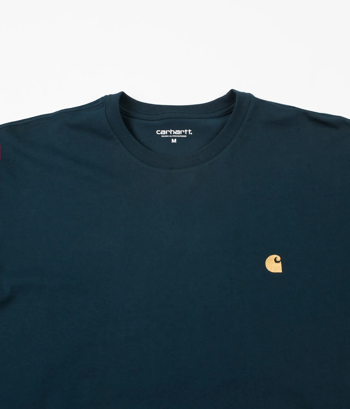 Carhartt Chase Long Sleeve T-Shirt - Duck Blue / Gold