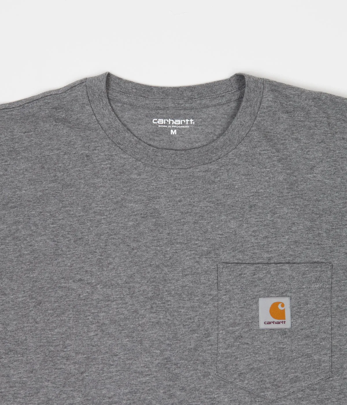 Carhartt Long Sleeve Pocket T-Shirt - Grey Heather