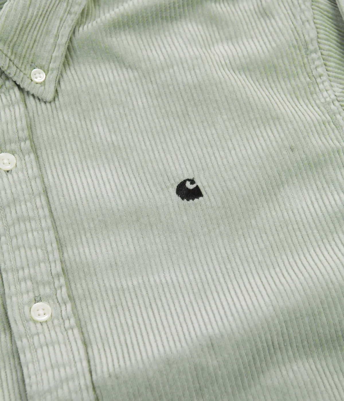 Carhartt Madison Cord Shirt - Frosted Green / Black