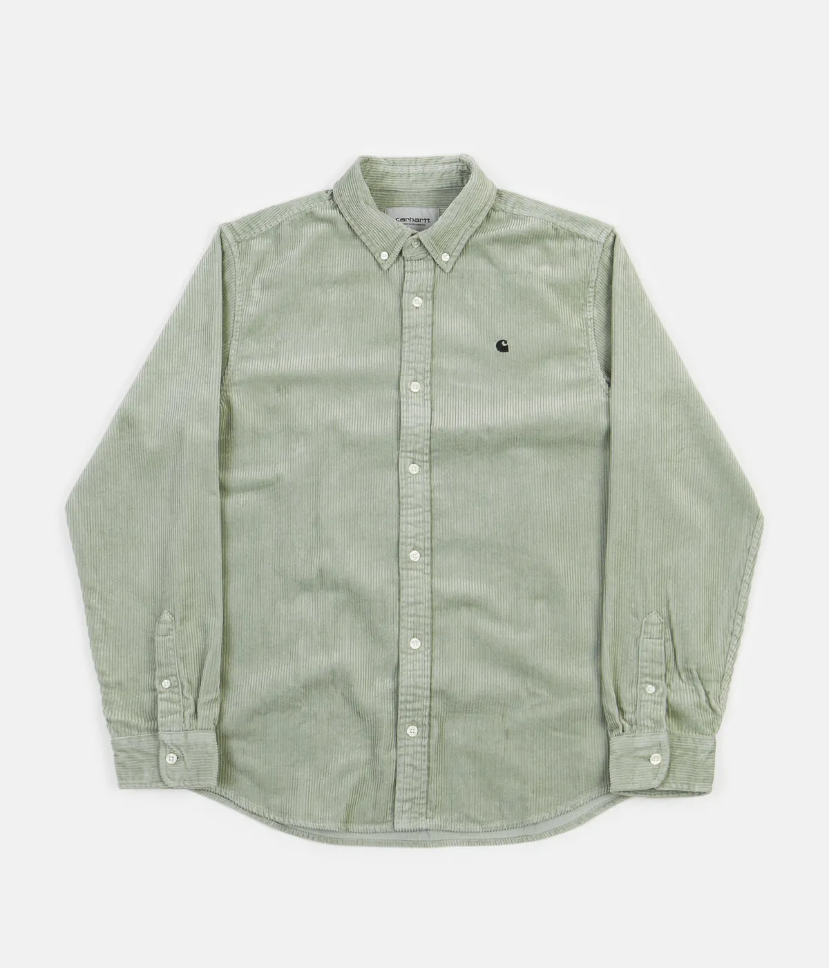 Carhartt Madison Cord Shirt - Frosted Green / Black