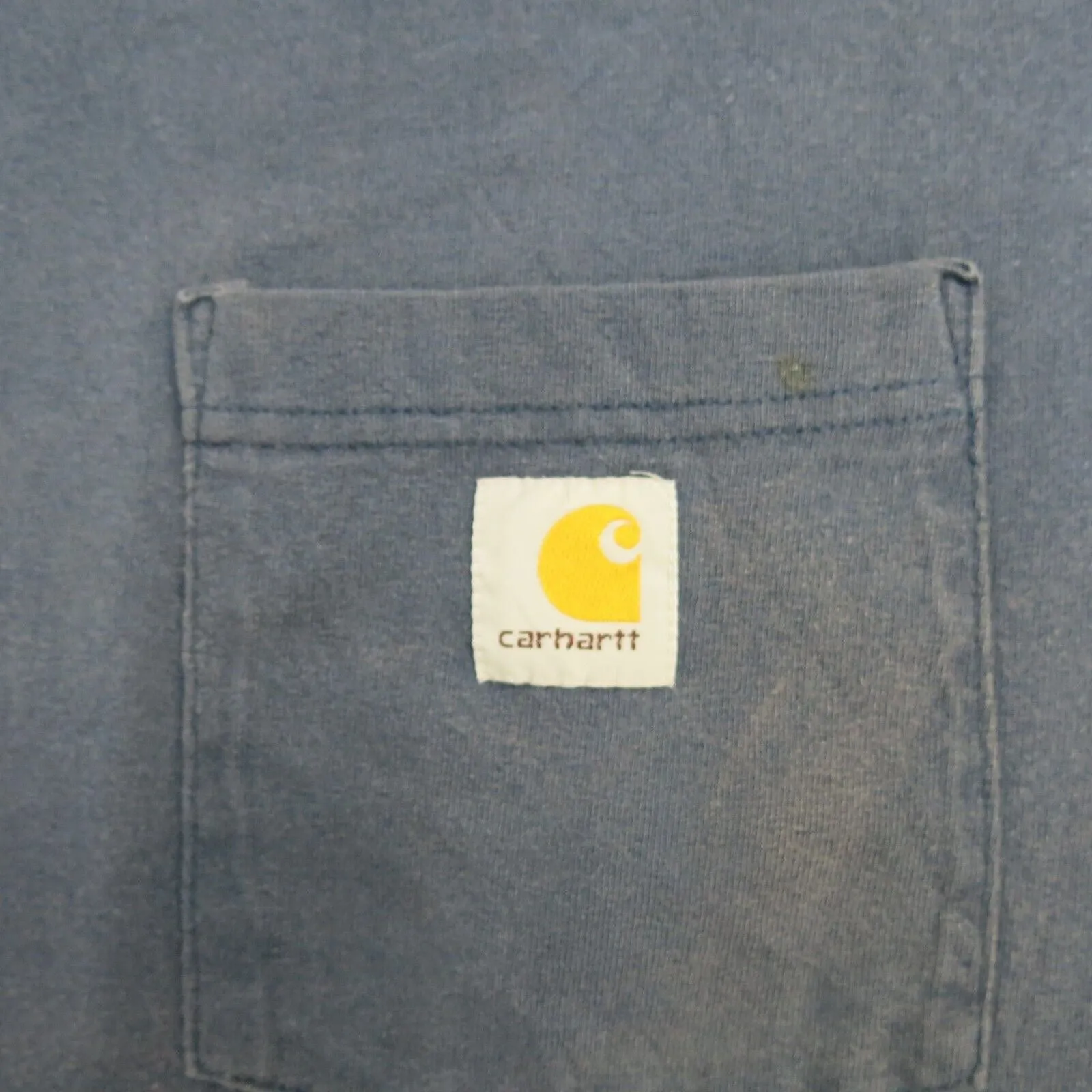 Carhartt Shirt Mens 3XL Gray Short Sleeve Original Fit Workwear Pockets Tee Logo