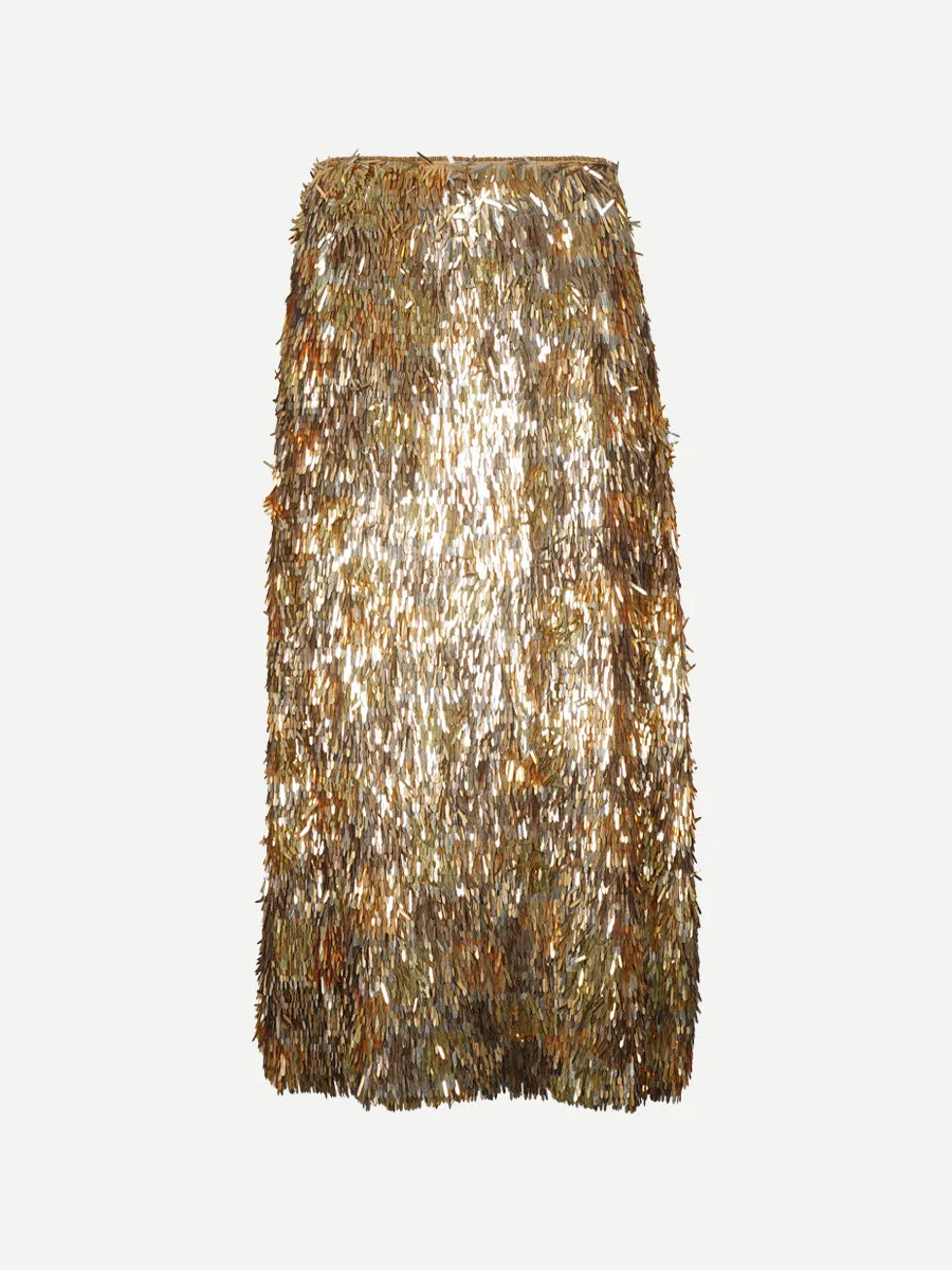 Casini Skirt in Gilt