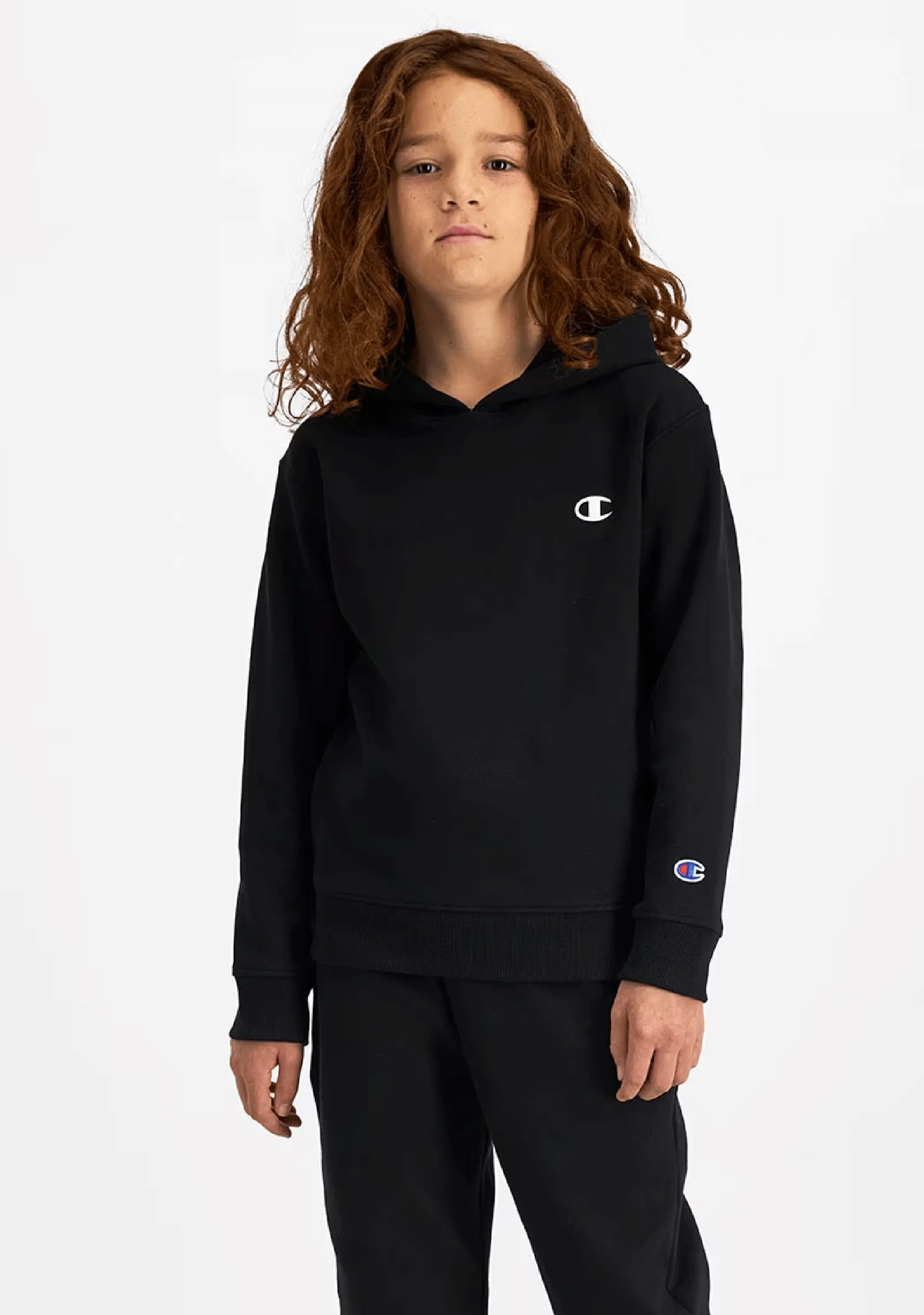 Champion Junior Rochester Base Hoodie <BR> KVVPN BLK