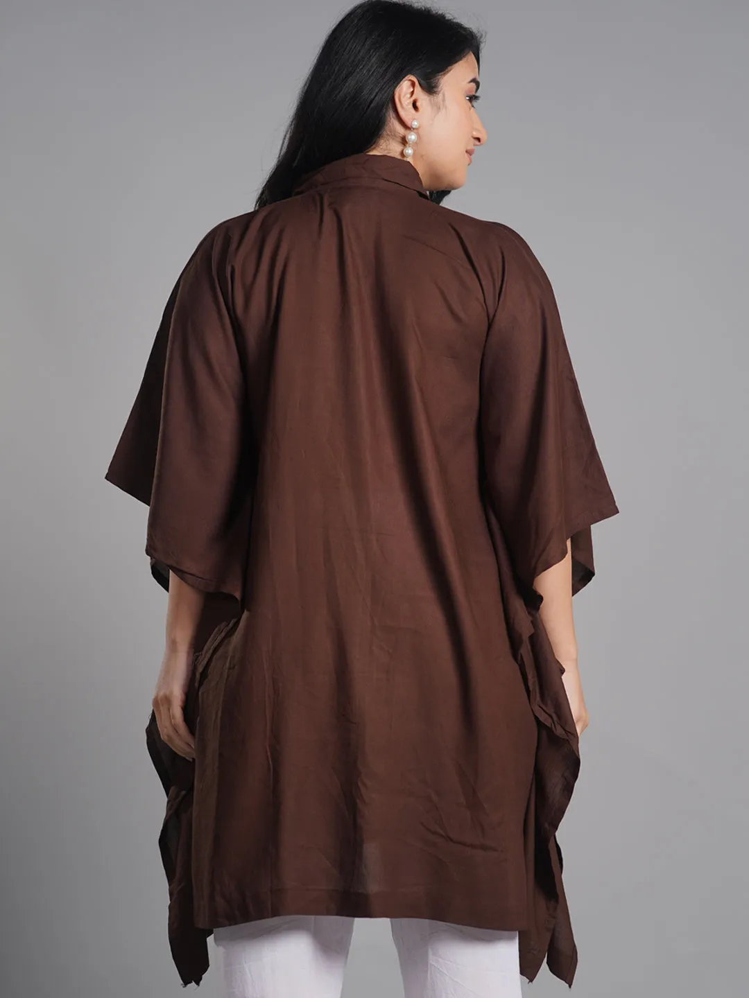 Coffee Rayon ShirtKurta - Registan