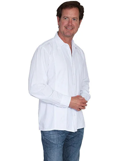 Cotton White Mens Shirt