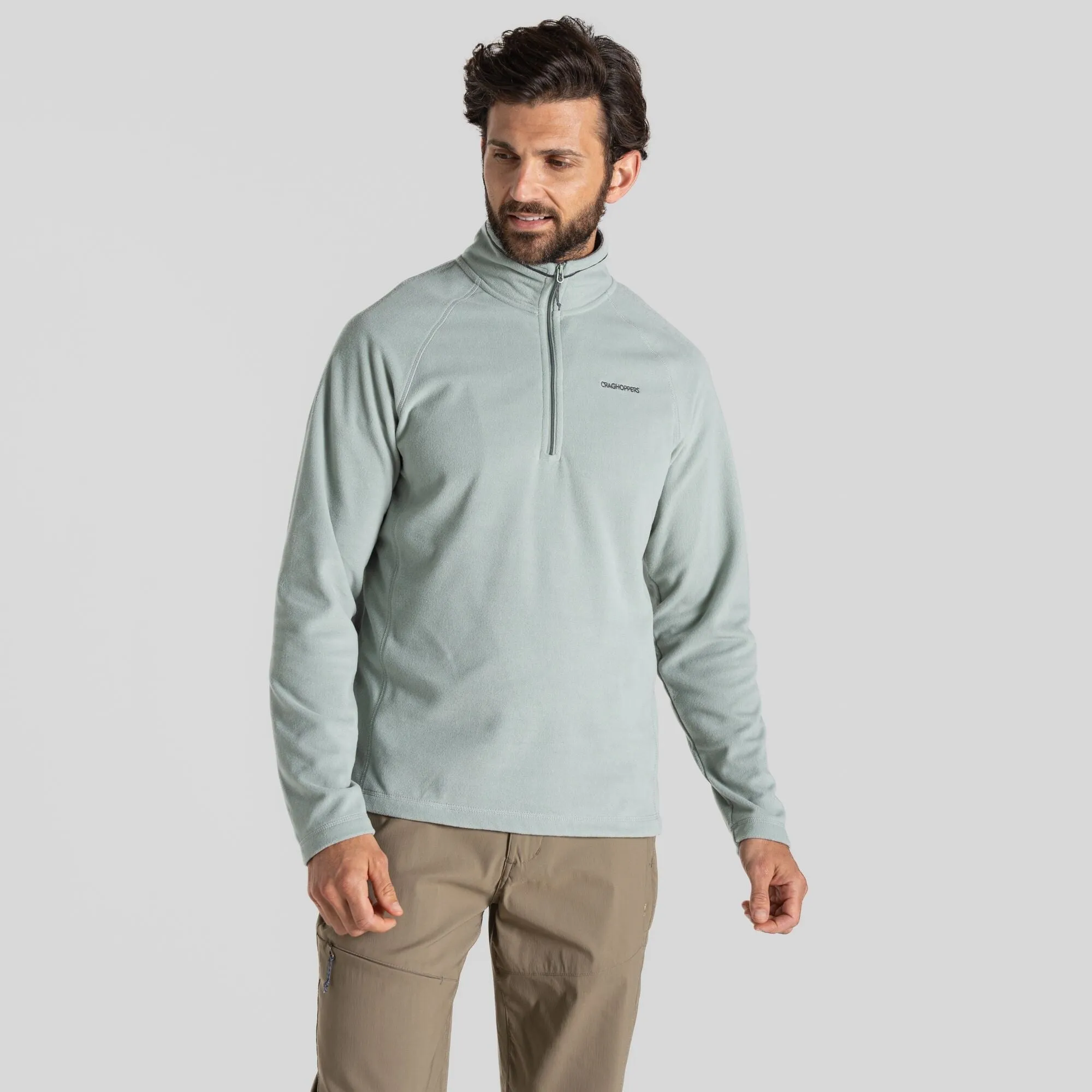 Craghoppers Mens Corey Half-Zip Fleece-LICHEN