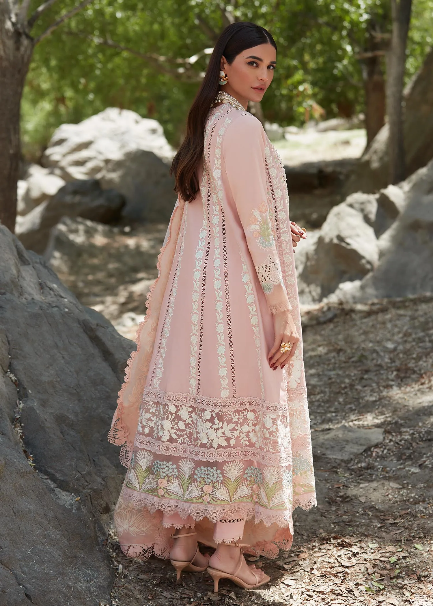 Crimson X Saira Shakira Luxury Lawn Collection – Chikkankari Affair - D2 B