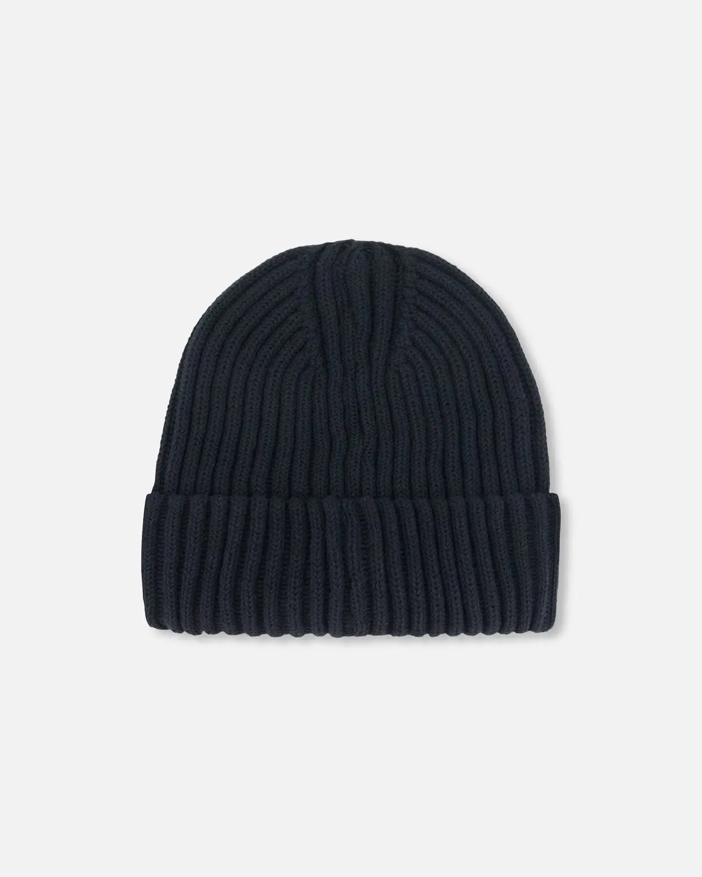 Cuffed Knit Hat Black