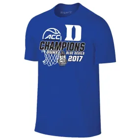 Duke Blue Devils 2017 ACC Basketball Tournament Champions Locker Room T-Shirt