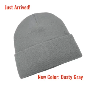 Dusty Gray Knit Hat