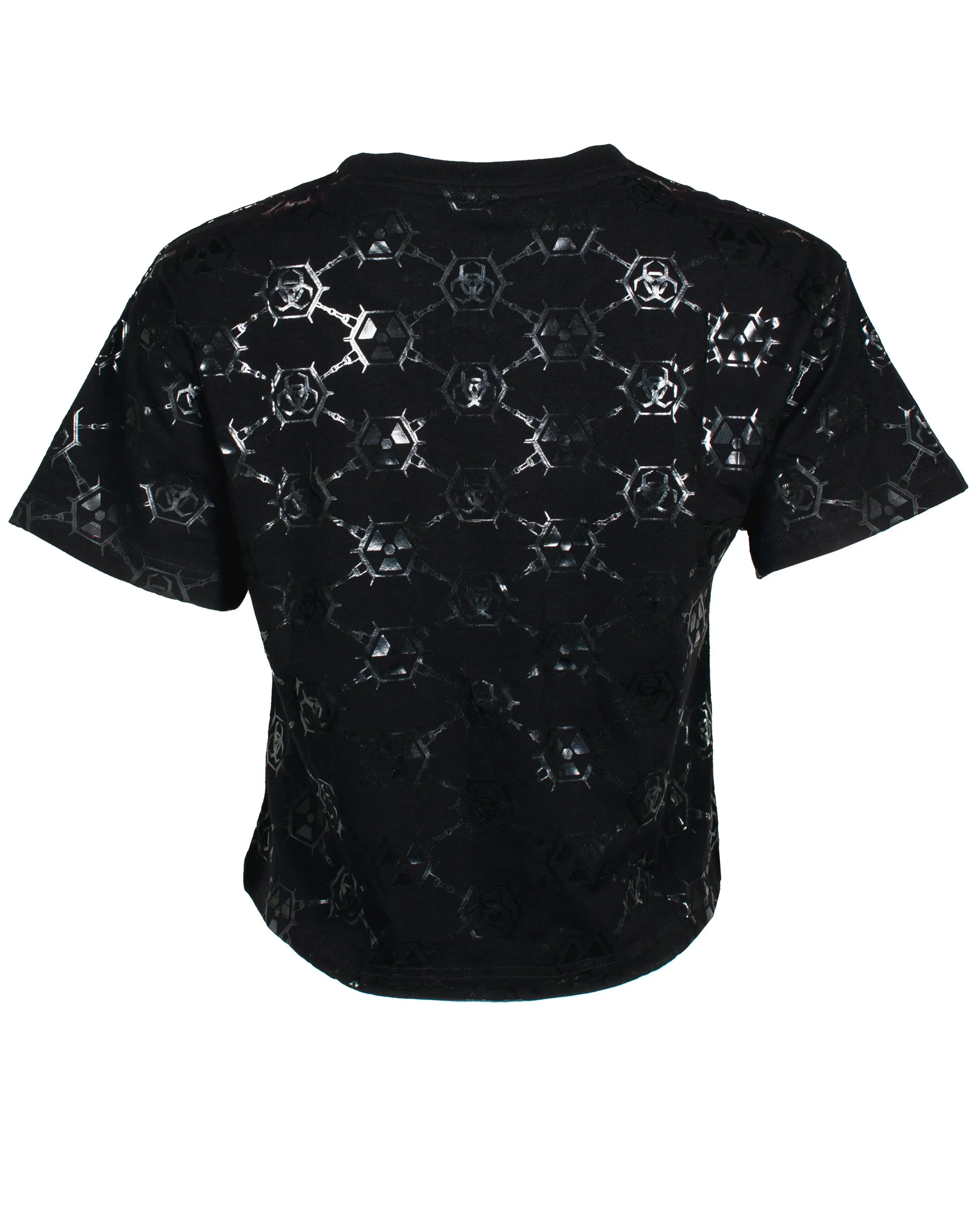 EASY CROP TEE TOXIC MONOGRAM