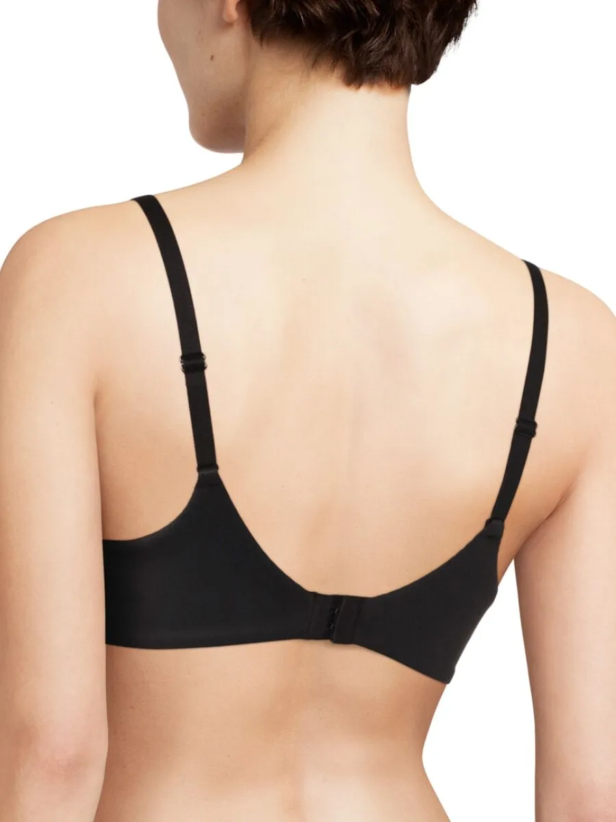 Easy Feel Floral Touch Covering Memory Foam Bra - Black