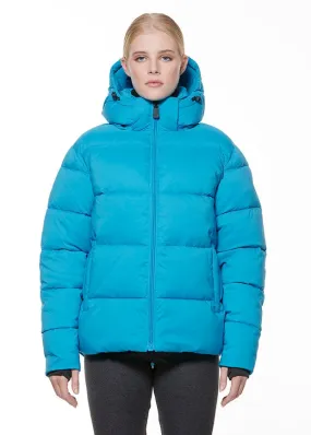 Eloise Puffer Short Jacket Turquoise