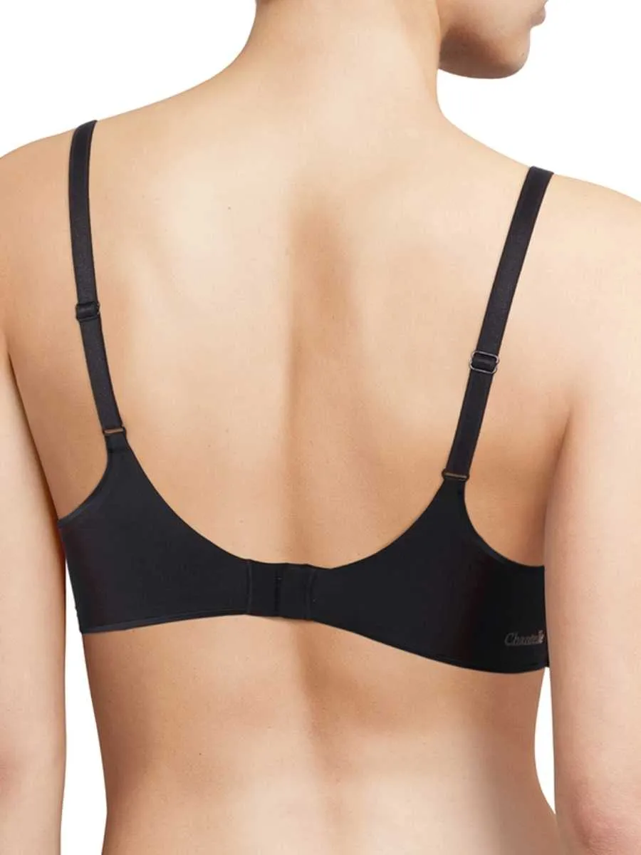 Essentiall Wirefree Triangle T-Shirt Bra - Black