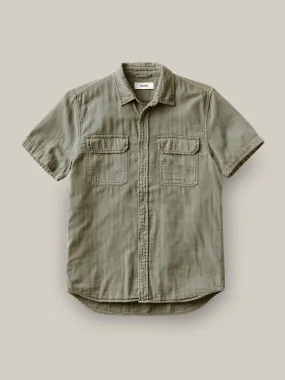 Faded Army Double Weave  S/S Vintage Two Pocket Shirt