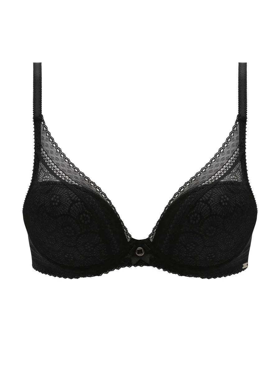 Festivite Plunge T-Shirt Bra - Black