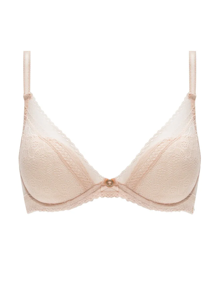 Festivite Plunge T-Shirt Bra - Golden Beige