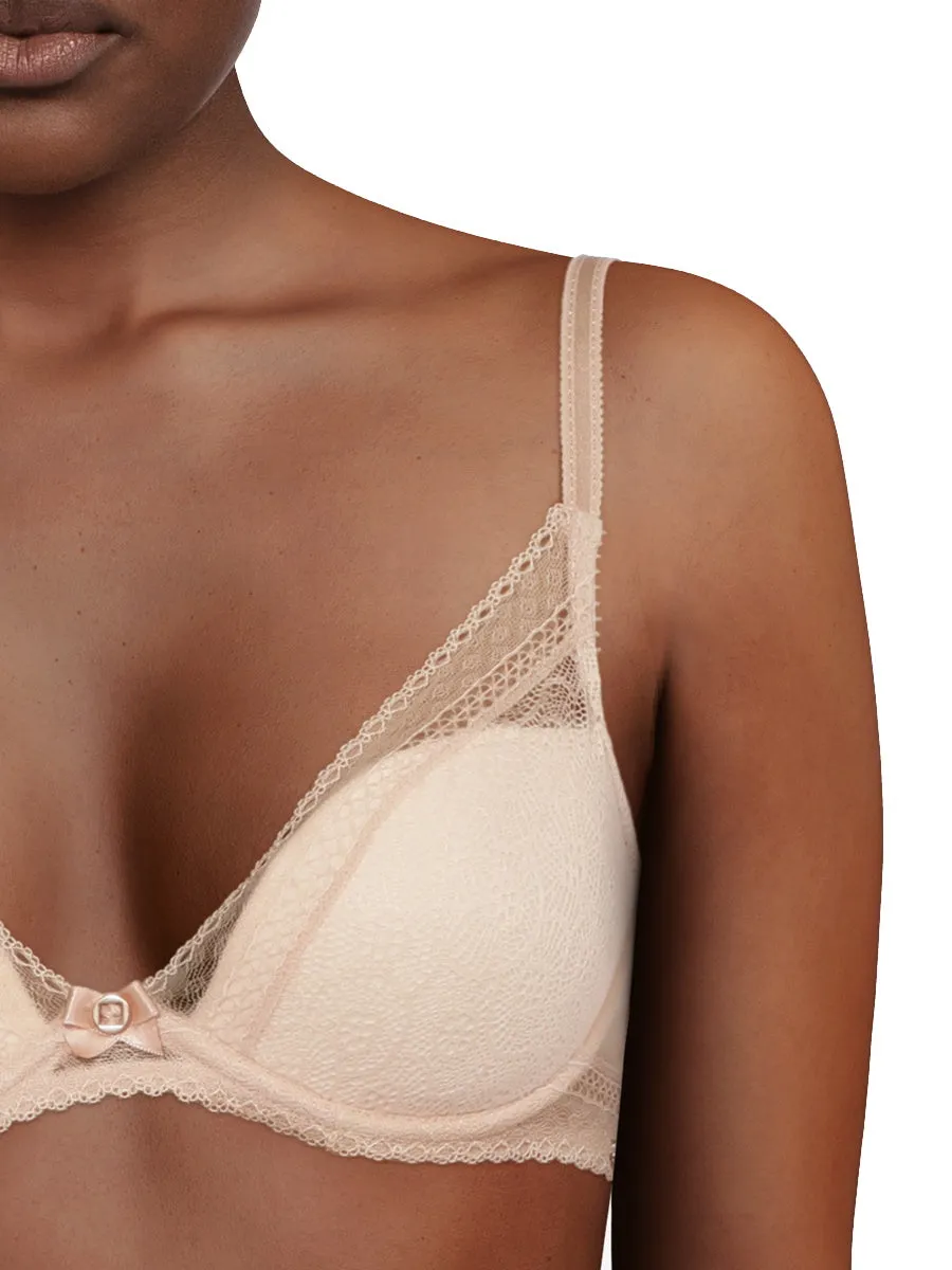 Festivite Plunge T-Shirt Bra - Golden Beige