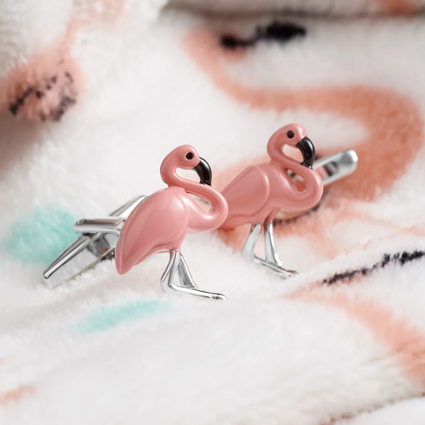 Flamingo Bird Cufflinks