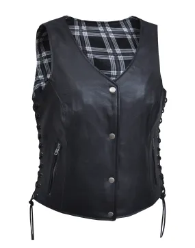 Flannel Lined Womens Vest