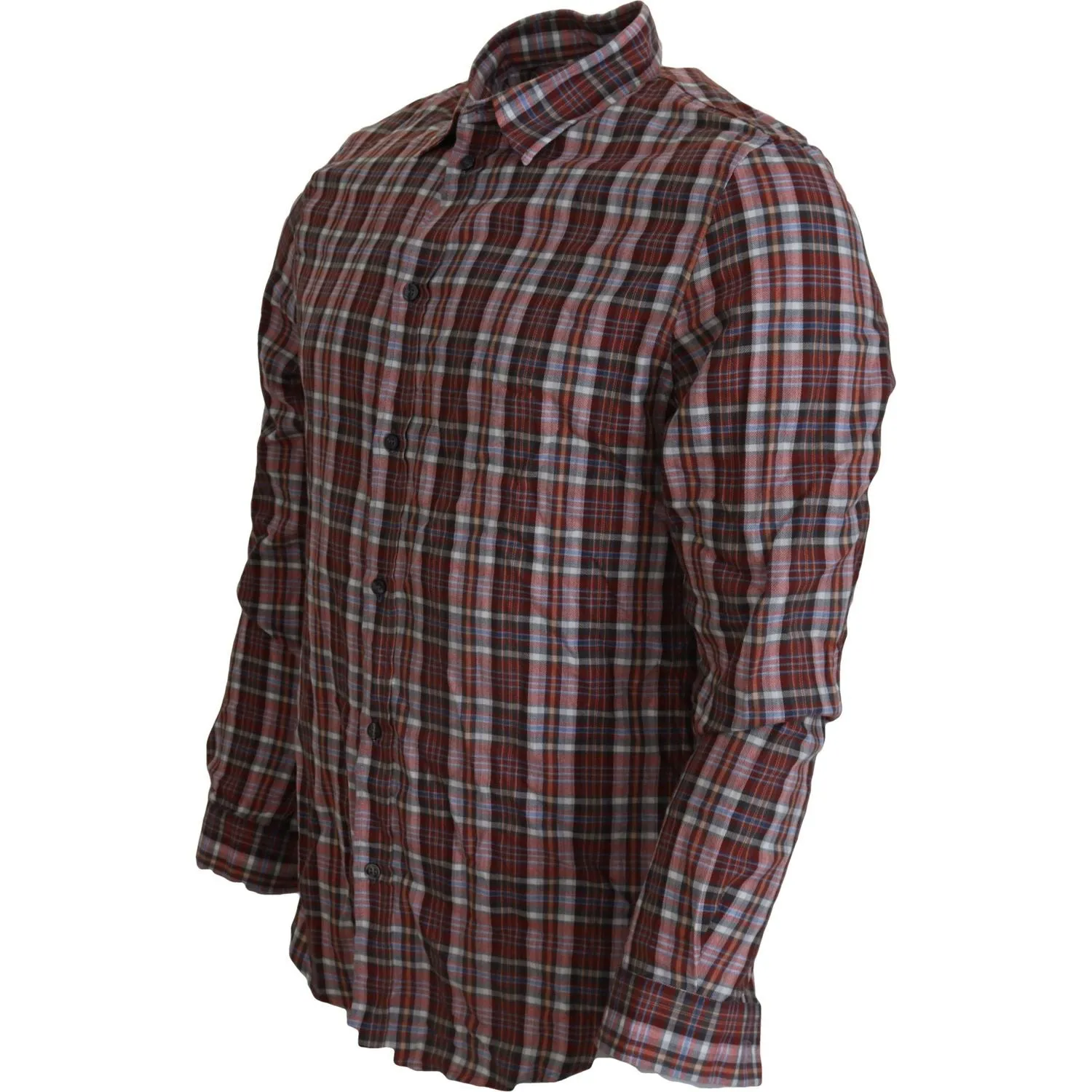 GF Ferre Multicolor Cotton Casual Men's Shirt