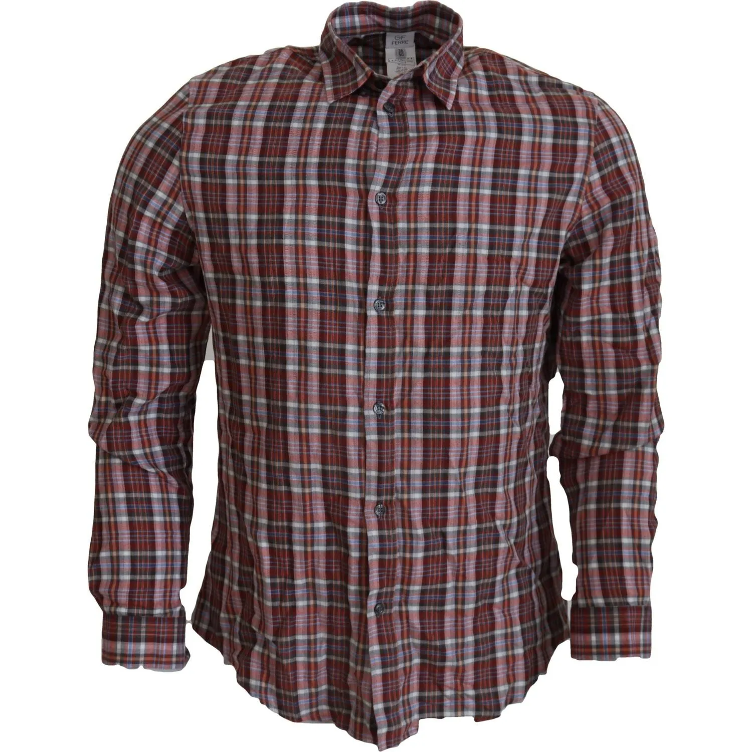 GF Ferre Multicolor Cotton Casual Men's Shirt