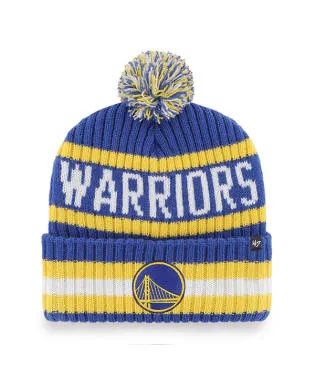 Golden State Warriors - Royal Bering Cuff Knit Hat, 47 Brand