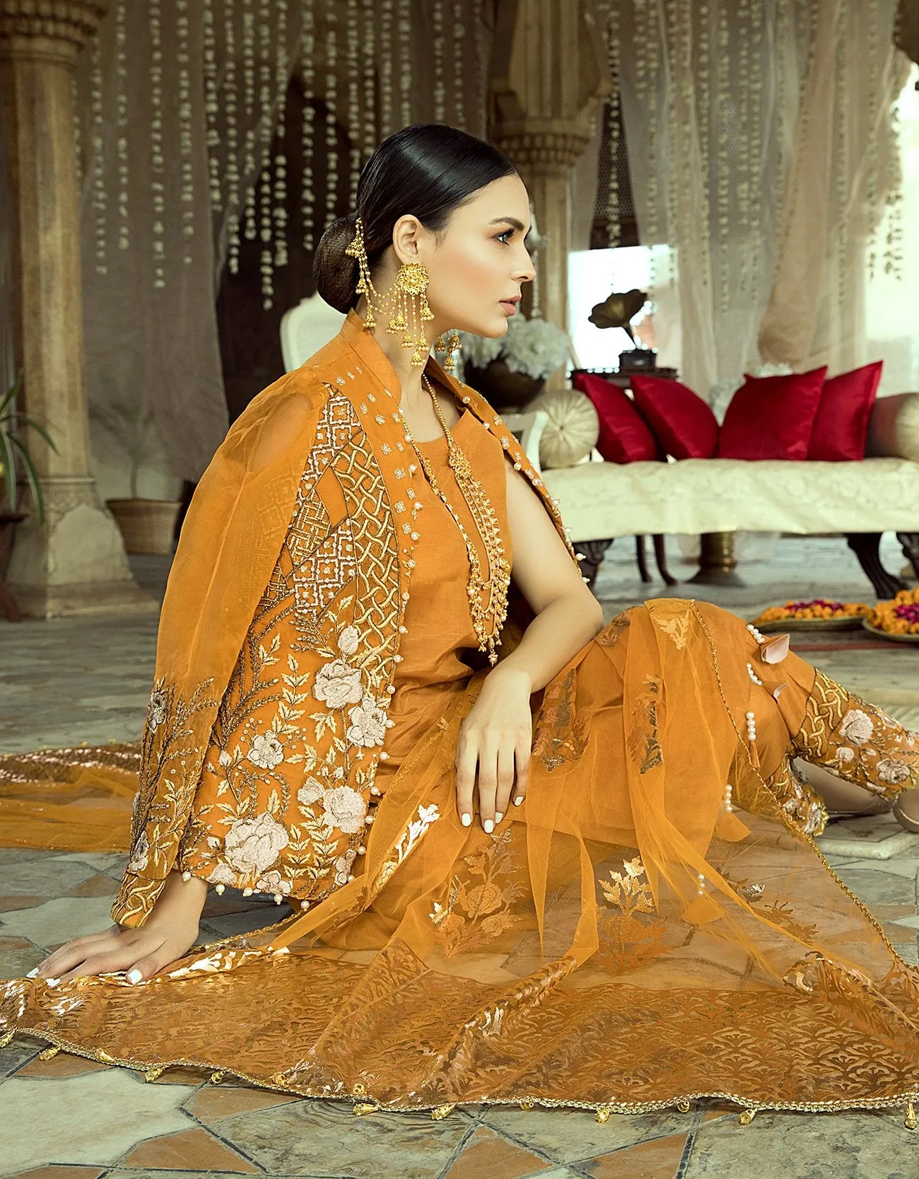 Gul-e-Azal Luxury Chiffon Collection – Floral Siesta