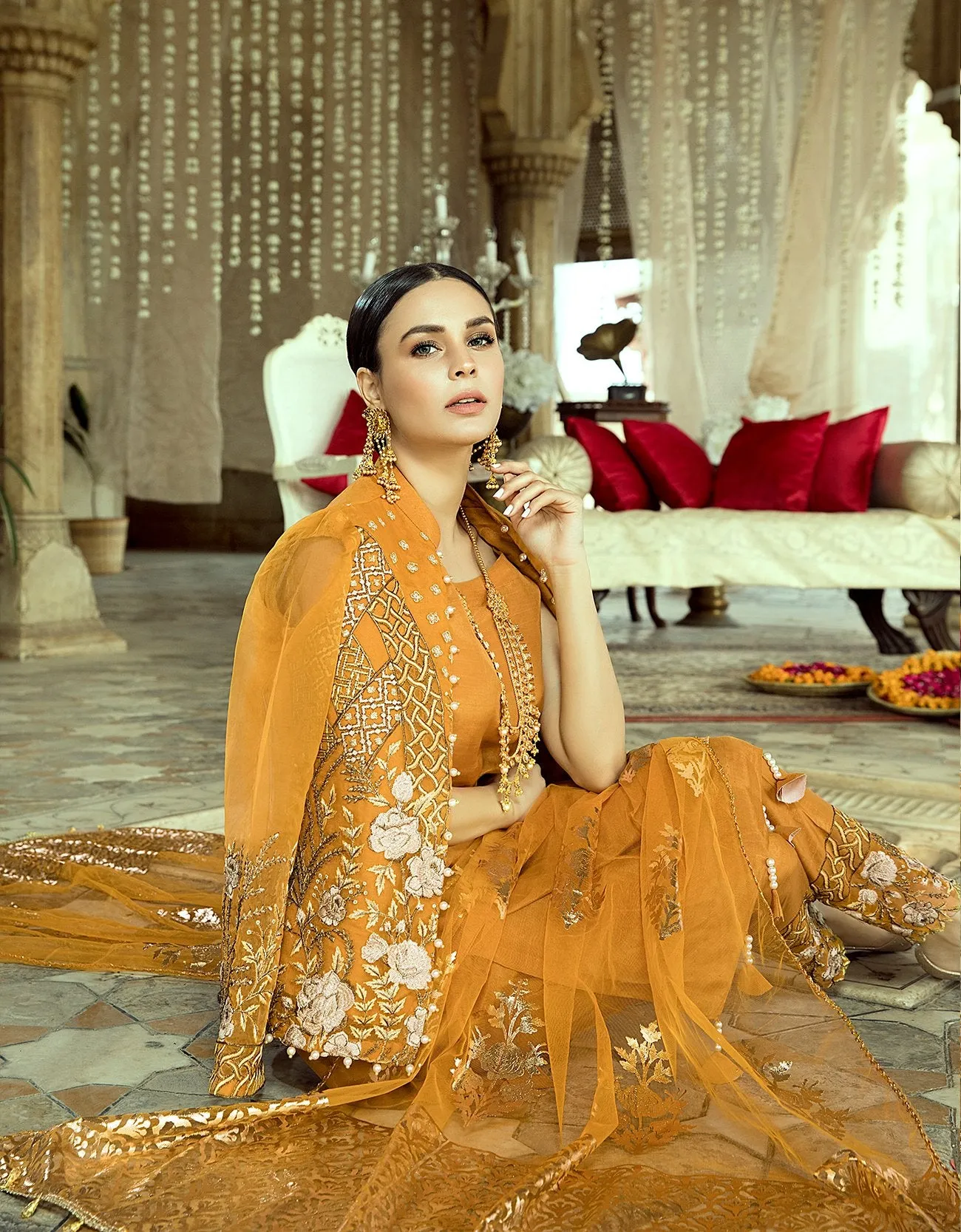 Gul-e-Azal Luxury Chiffon Collection – Floral Siesta