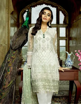 Gul-e-Azal Luxury Chiffon Collection – Retro Begonia