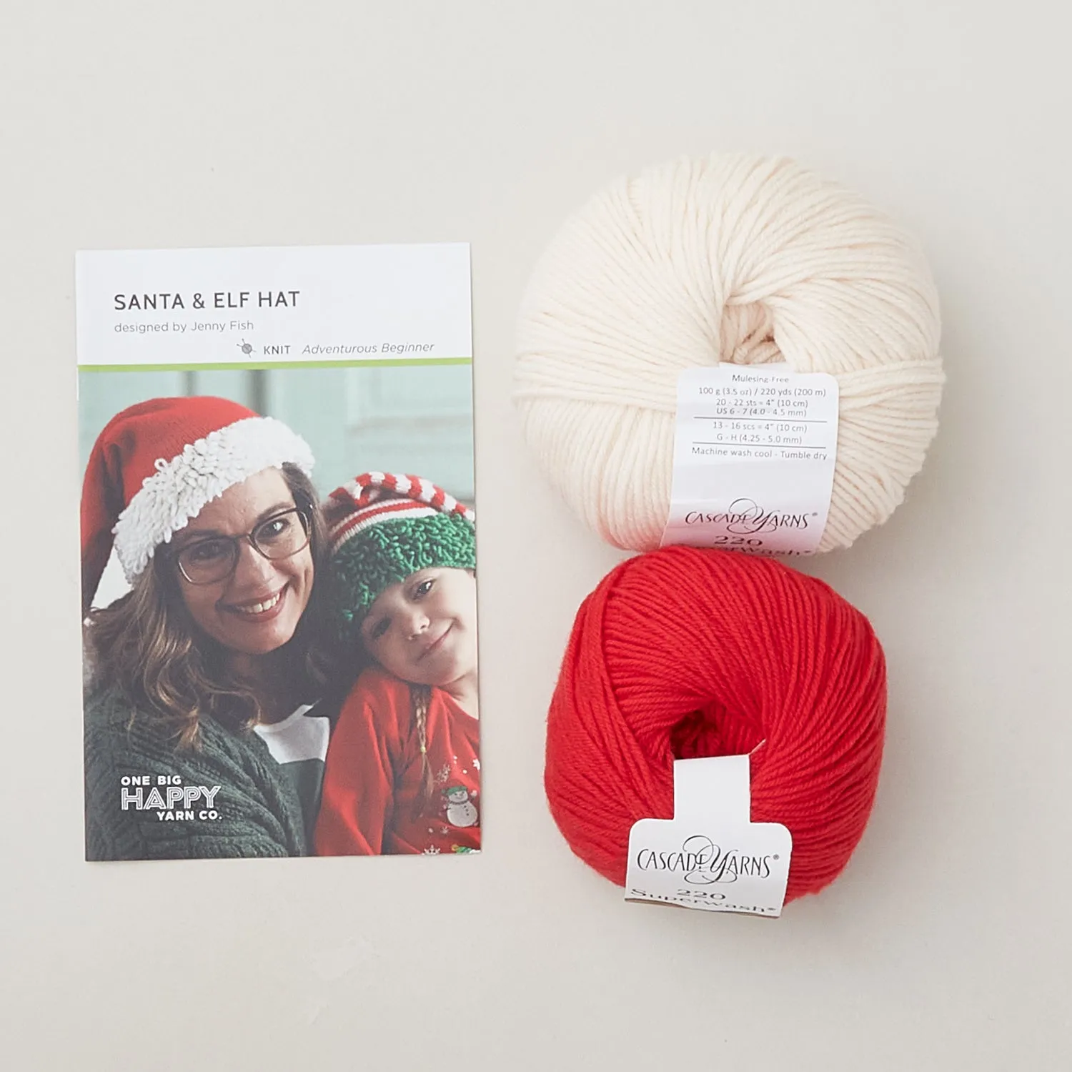 Happy Santa Knit Hat Kit