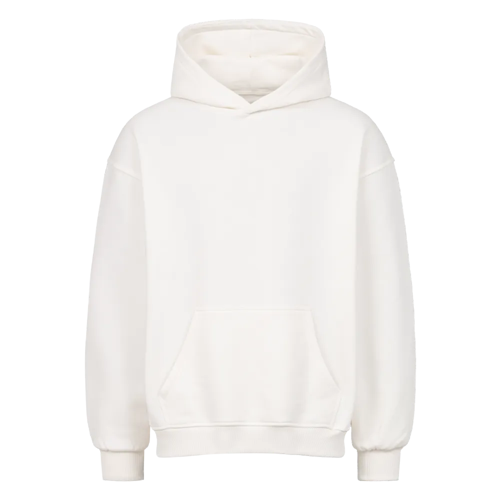 He died Oversized Hoodie BackPrint