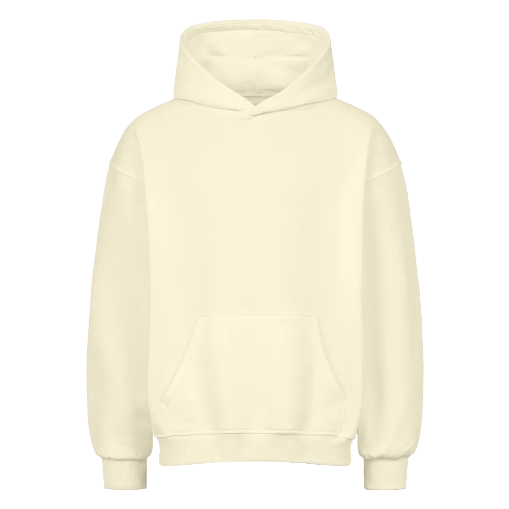 He died Oversized Hoodie BackPrint