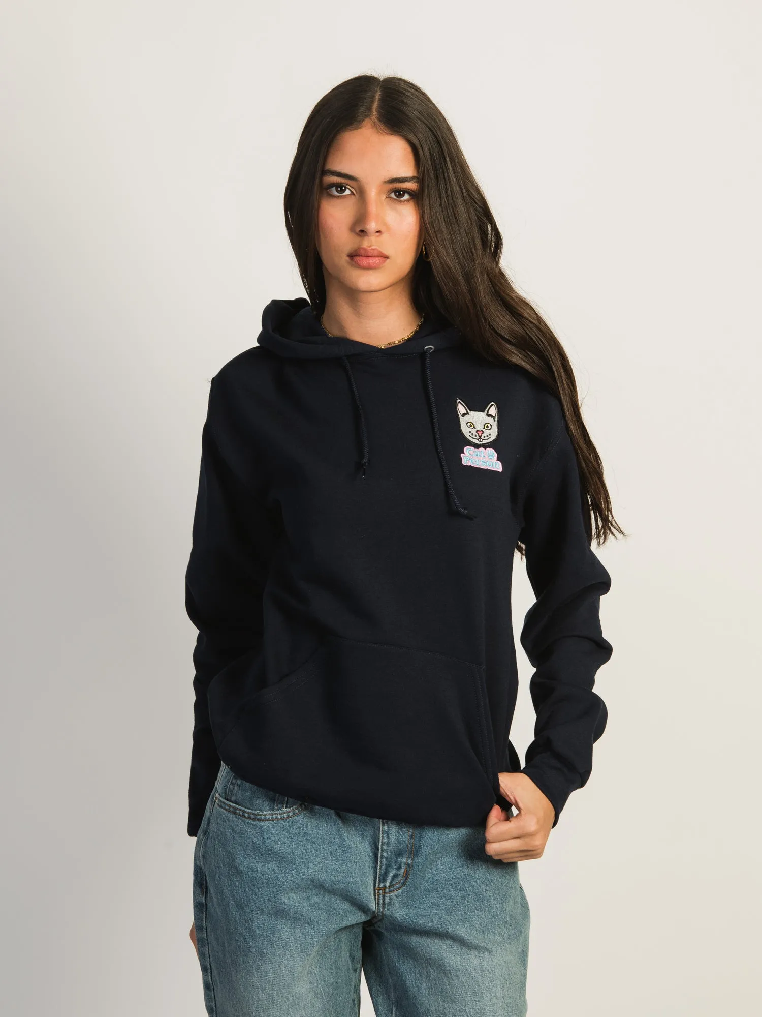 HOTLINE APPAREL CAT EMBROIDERED HOODIE