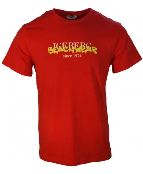 Iceberg Neon T-shirt (Red) - IICE3MTS01RED