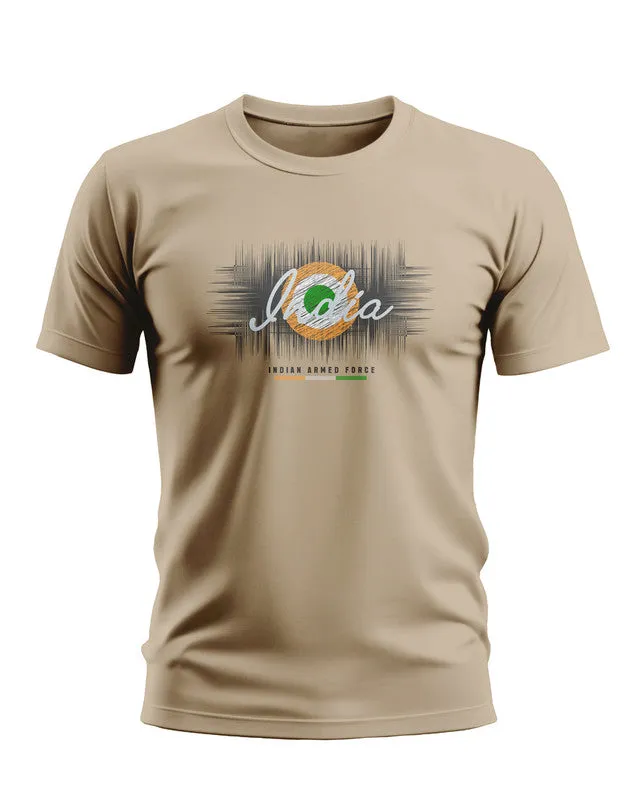 Indian Armed Force Designer Patten Soft Cotton T-shirt