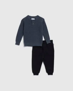 Infant Boys Trooper Long Sleeve Henley Set