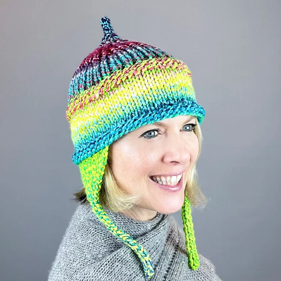 Iris Hat (Entropy Version) Knitting Kit | Entropy Bulky & Knitting Pattern (#149)