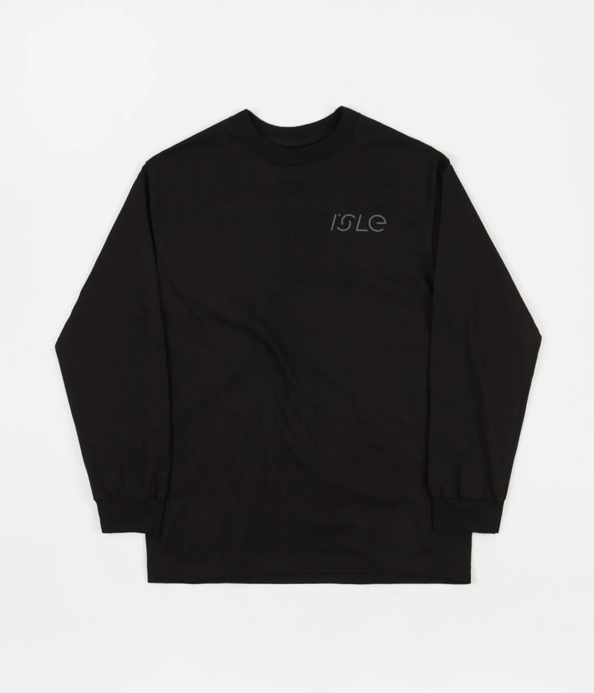 Isle Pavement Long Sleeve T-Shirt - Black