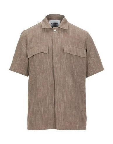 Jil Sander Man Shirt Camel 16 inches-neck