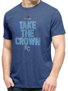 Kansas City Royals 47 Brand 2015 MLB Postseason Playoffs Take the Crown T-Shirt