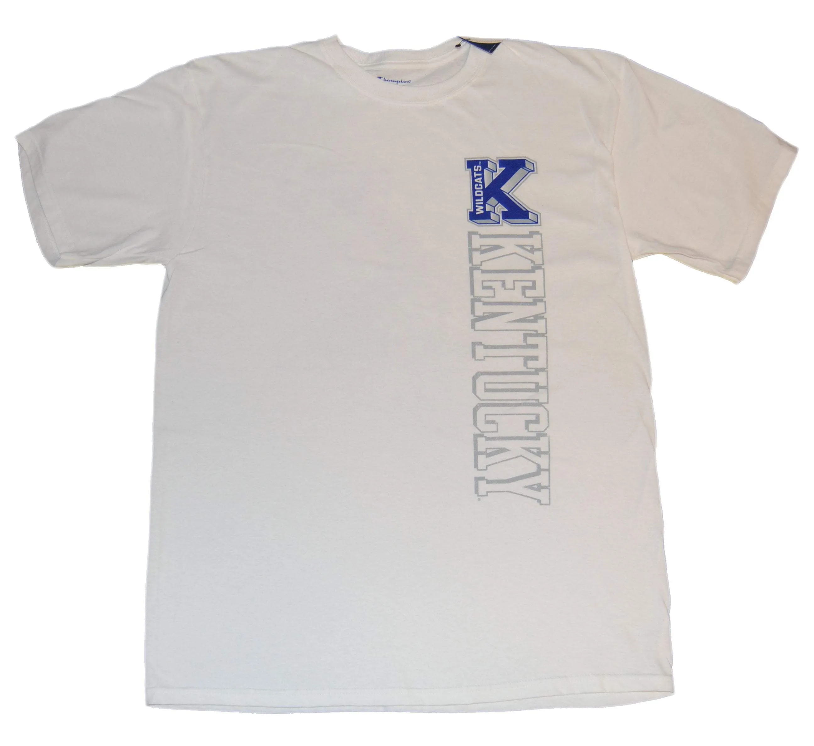 Kentucky Wildcats Champion Men's White Short Sleeve T-Shirt (L)