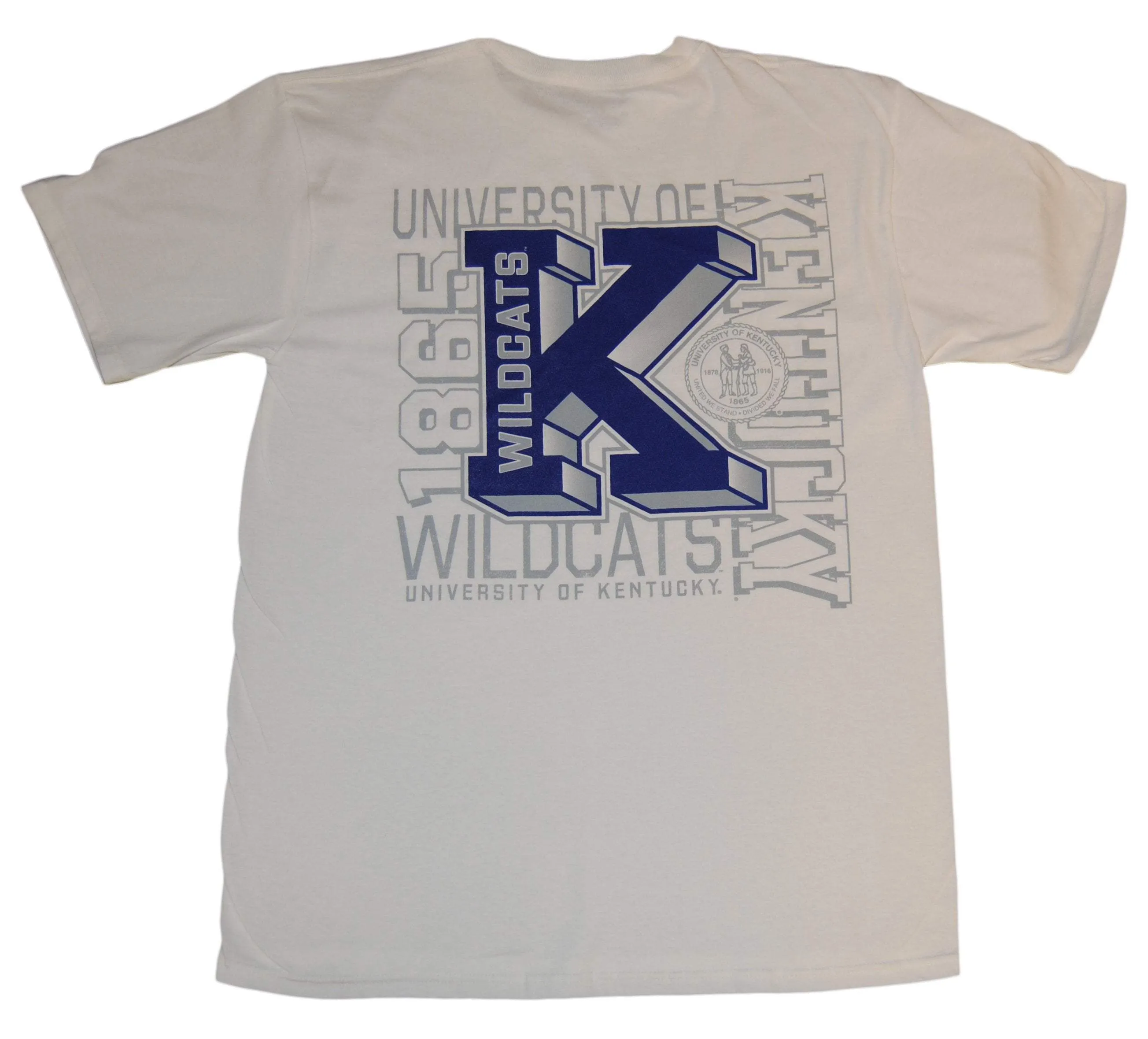 Kentucky Wildcats Champion Men's White Short Sleeve T-Shirt (L)