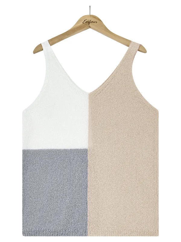 Knitted Tank Top - Knitwear Vest