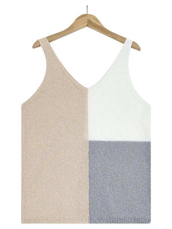 Knitted Tank Top - Knitwear Vest