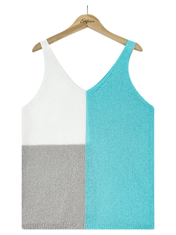 Knitted Tank Top - Knitwear Vest