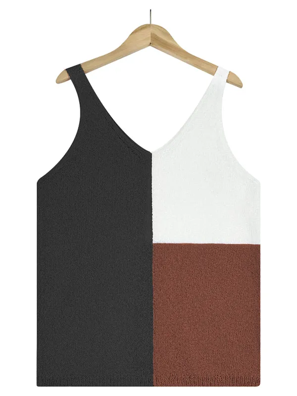 Knitted Tank Top - Knitwear Vest