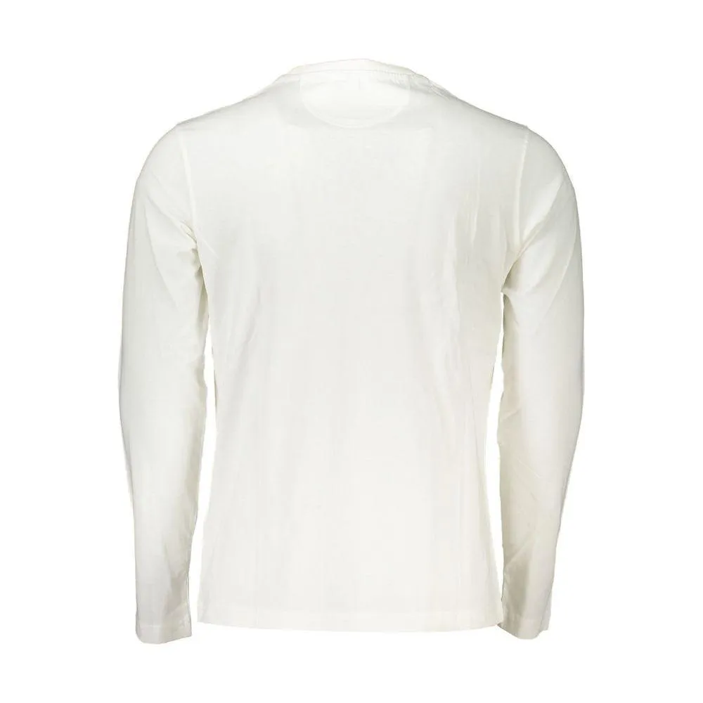 La Martina Chic Crew Neck Embroidered White Tee