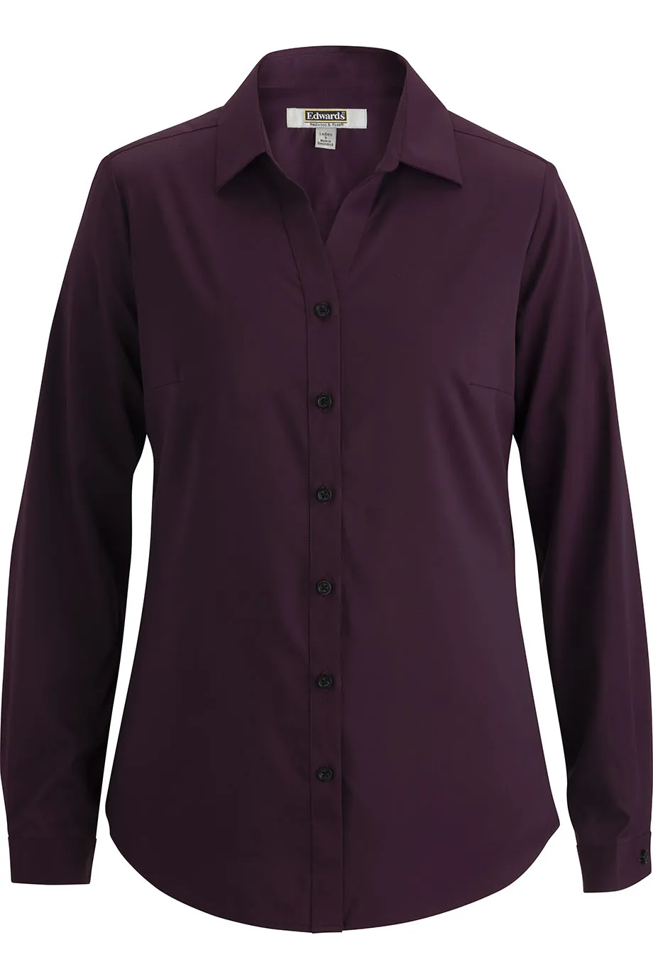 Ladies' Eggplant Sustainable Blouse